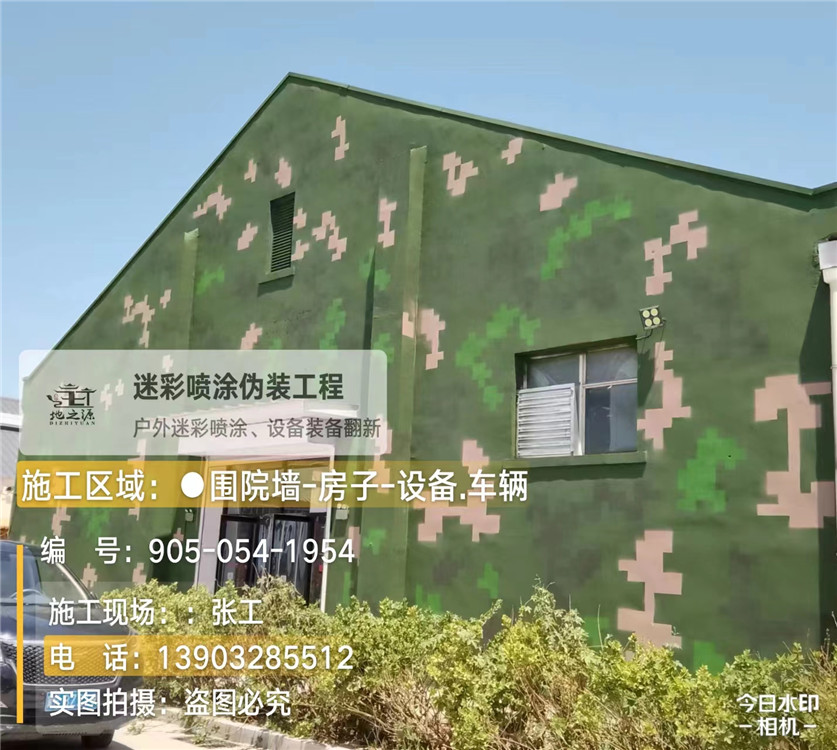 济源外墙数码迷彩漆施工报价清单(100㎡标准墙面测算)